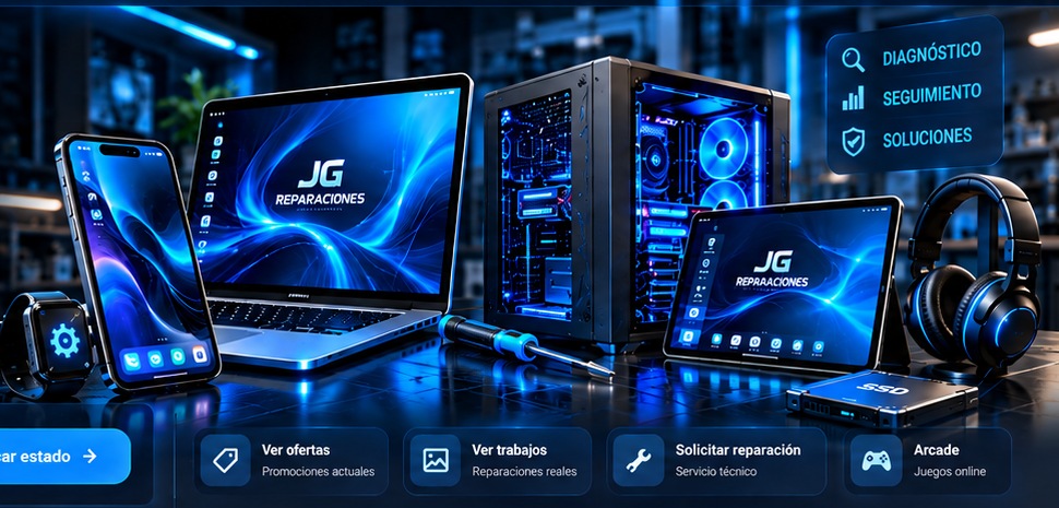 Servicio técnico JG Reparaciones: celular, notebook y PC